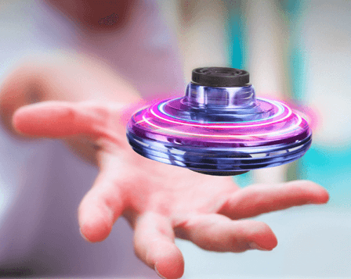 LED UFO Flying Spinner