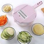 Mandoline Slicer Vegetable Slicer_Pink