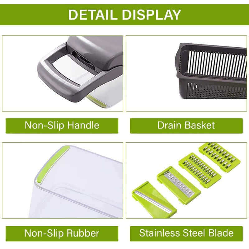 Mandoline Slicer Vegetable Slicer_detail display