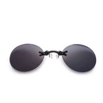 Men Sunglasses Round Black