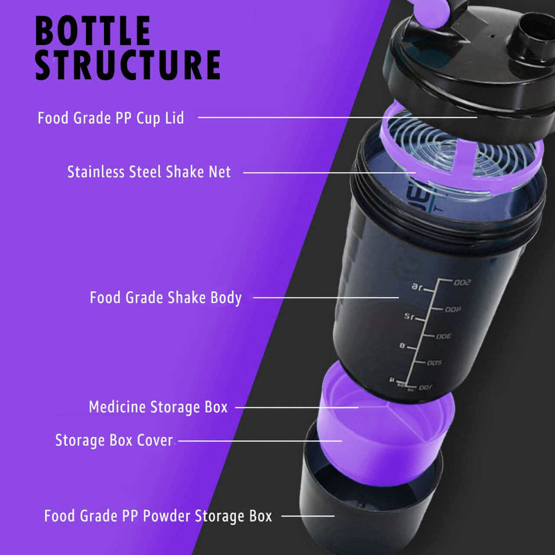 Protein Shaker Bottle 