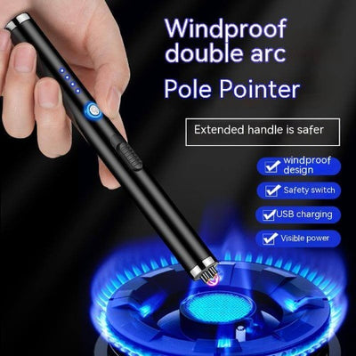 Windproof Lighter Dual Arc