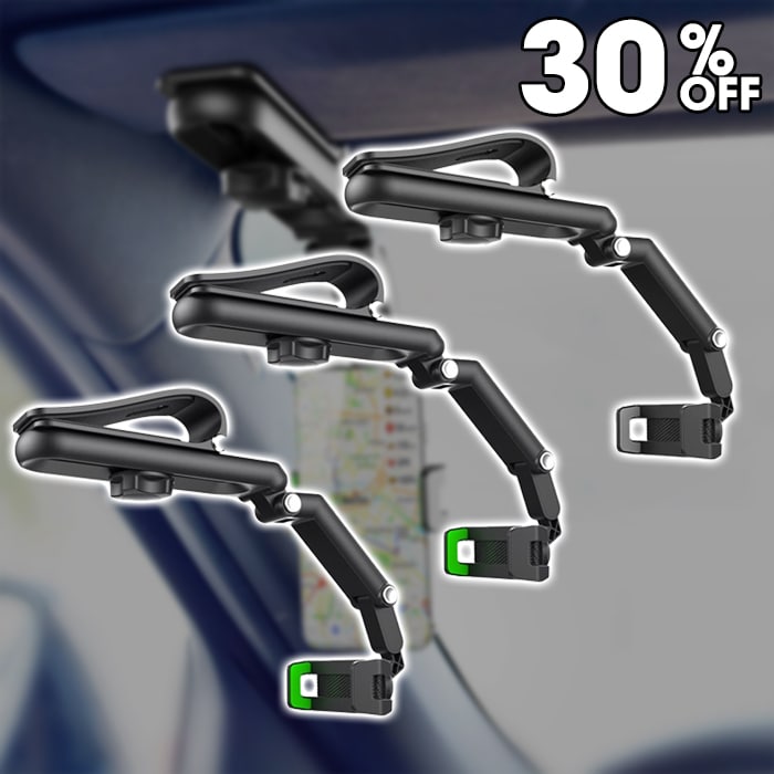 Rotatable and Retractable Car Phone Holder